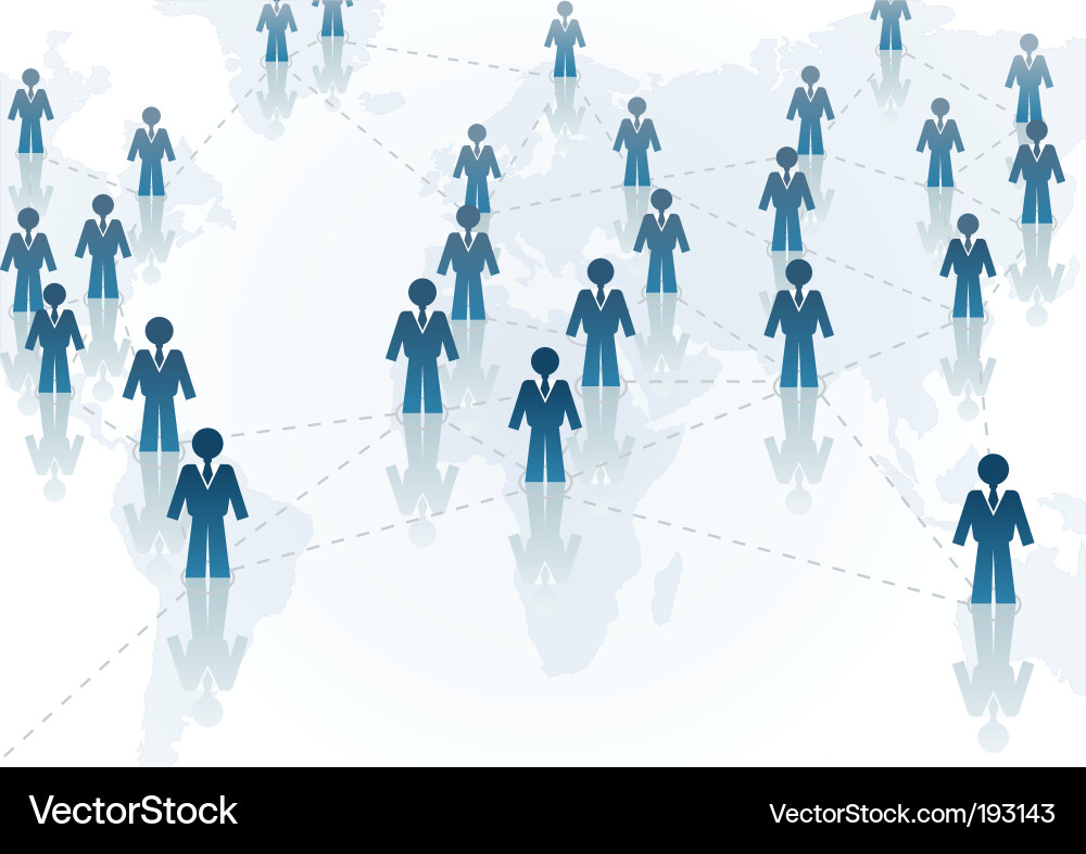 Digital Network Connection Vector Image