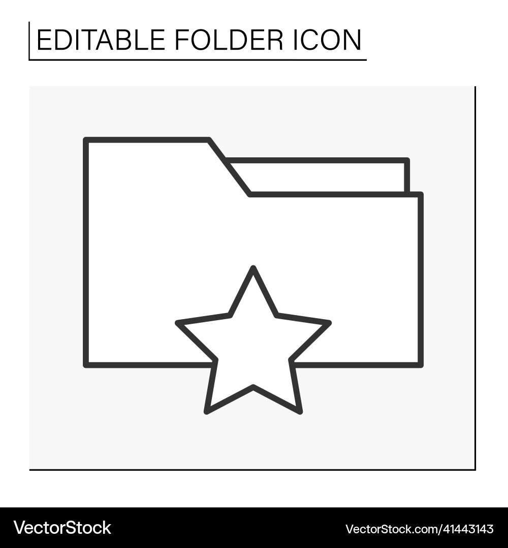 Document case line icon Document case line icon vector image