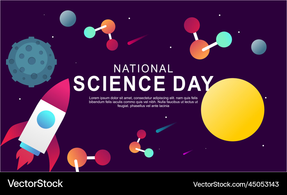 Gradient science twitch background design template vector image