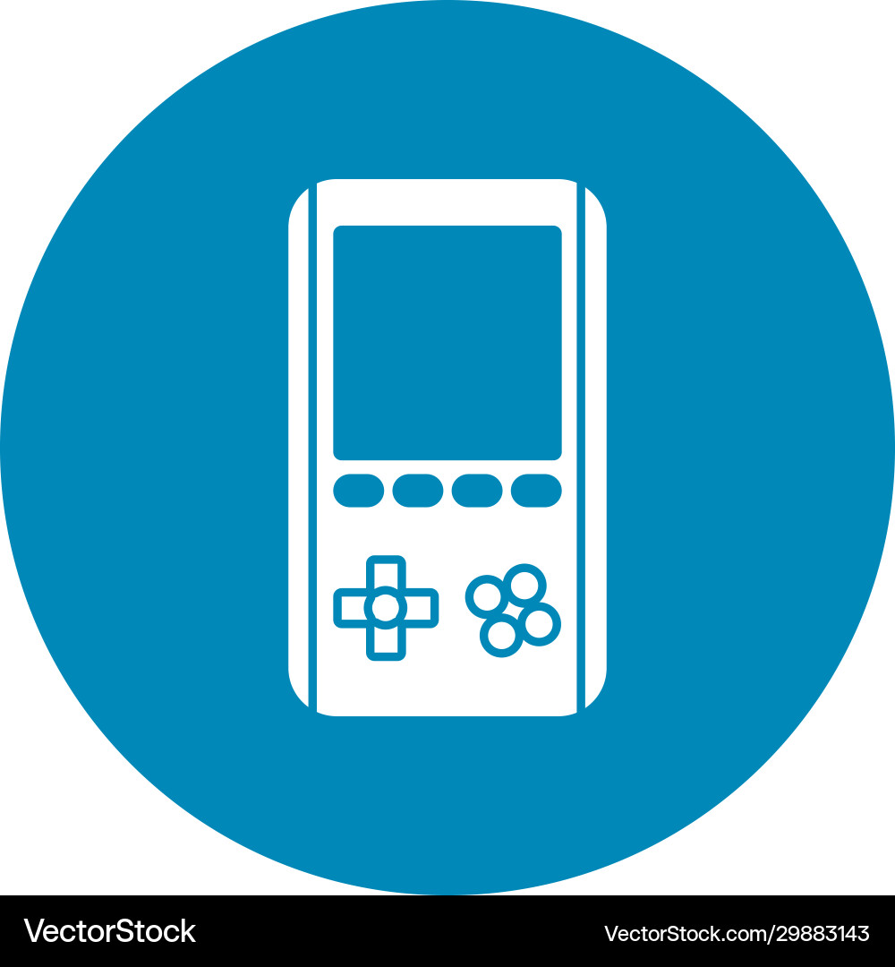 Isolated videogame control block style icon Vector Image