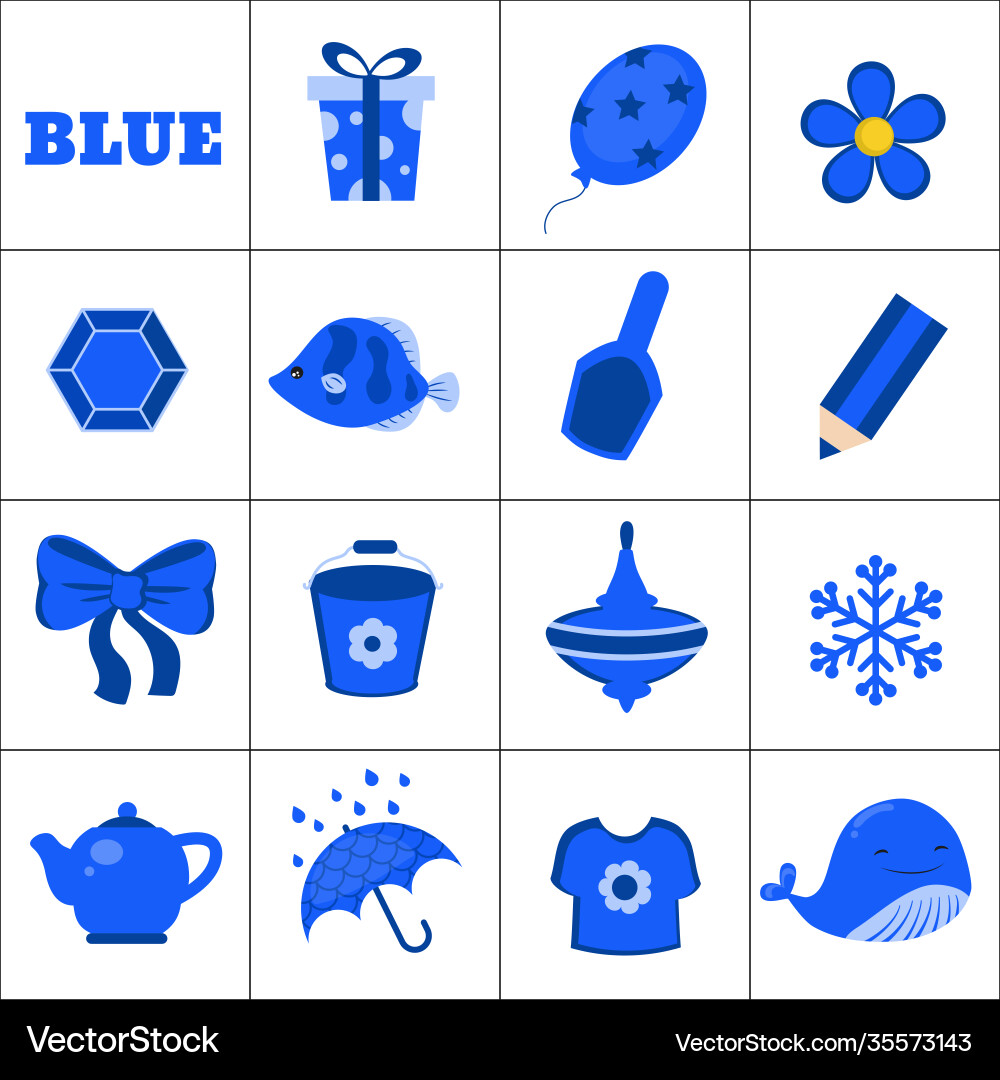 Learn color Learn color vector image