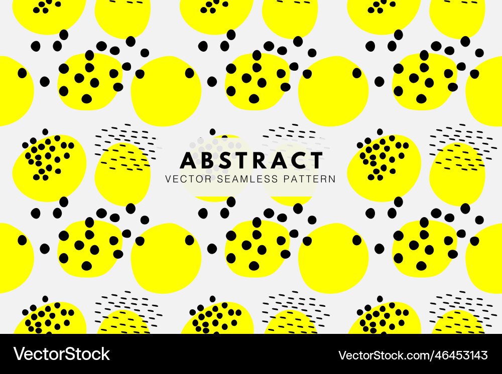 Organic abstract round shapes repeating pattern Organic abstract round shapes repeating pattern vector image