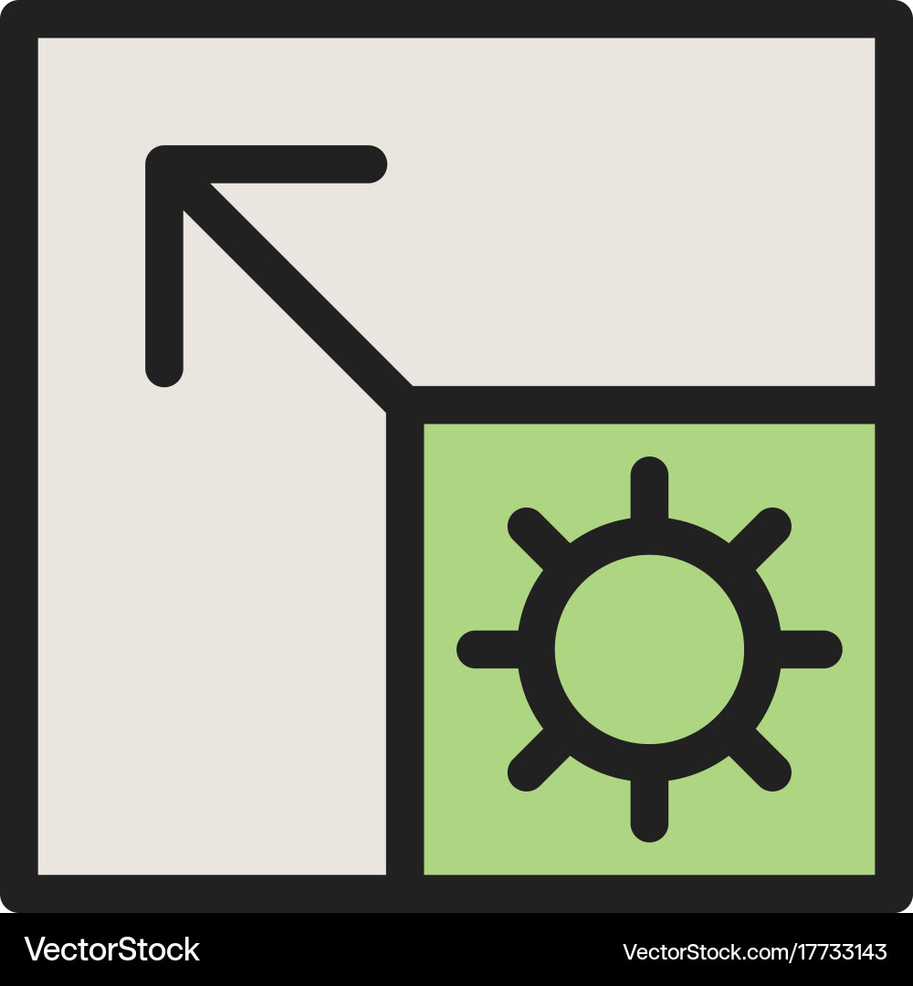 Scalable system Vector Image