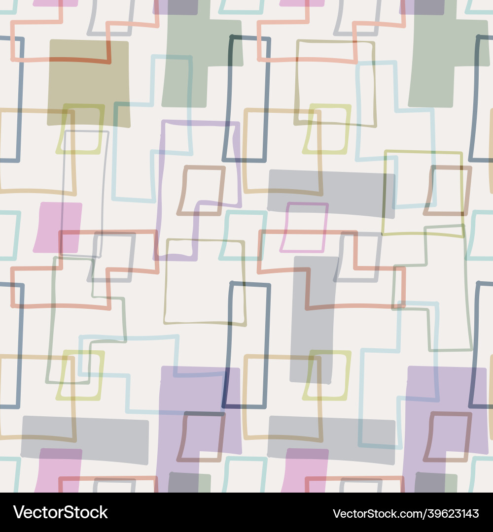 Seamless geometric pattern with abstract shapes Seamless geometric pattern with abstract shapes Vector Image
