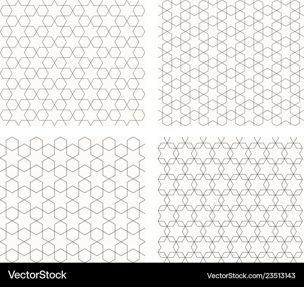 Seamless geometric pattern with thin line Seamless geometric pattern with thin line vector image