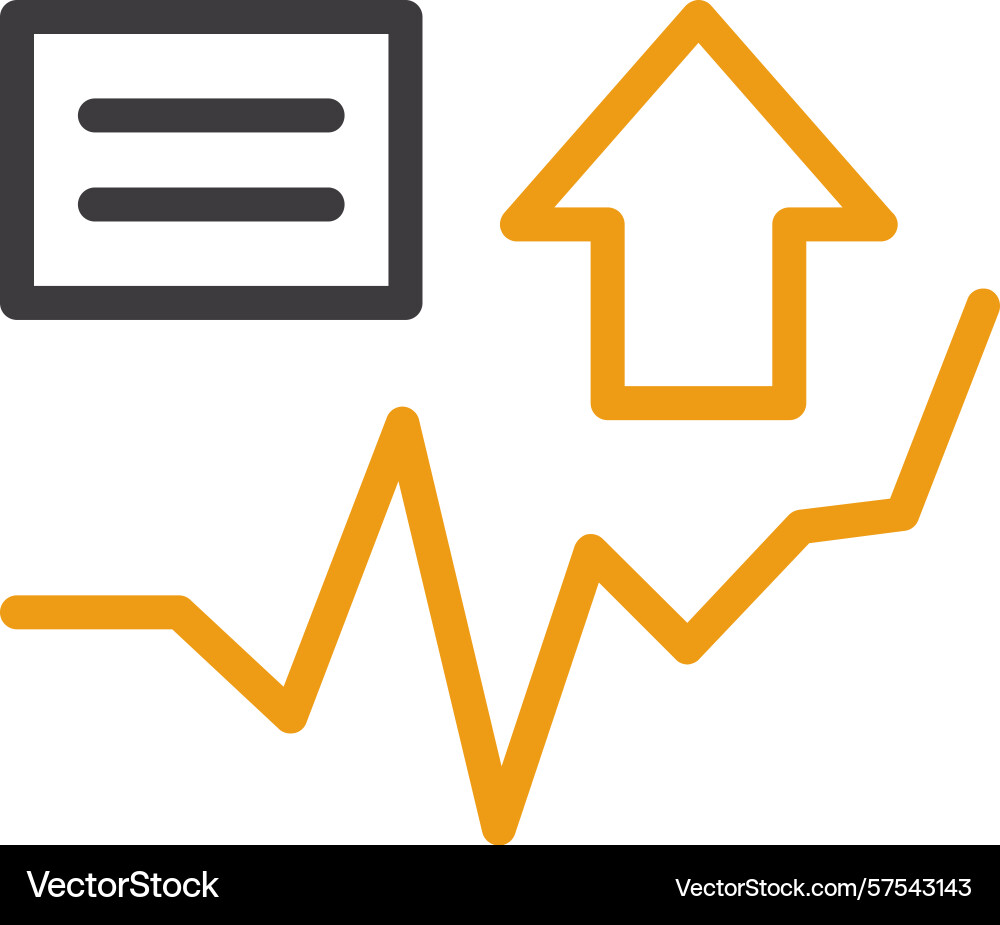 Spark shift two color icon Vector Image