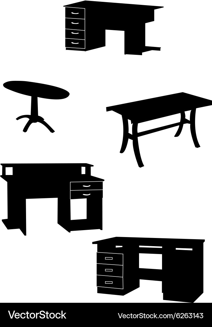 Tables Vector Image