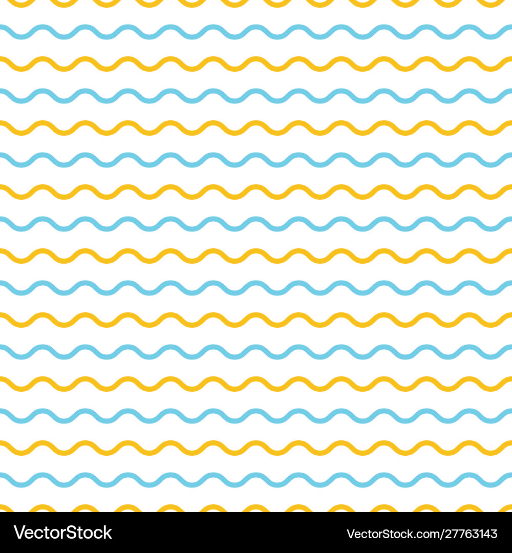 Waves pattern geometric simple background Vector Image