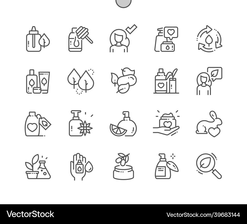 Organic cosmetics not tested on animals Organic cosmetics not tested on animals vector image