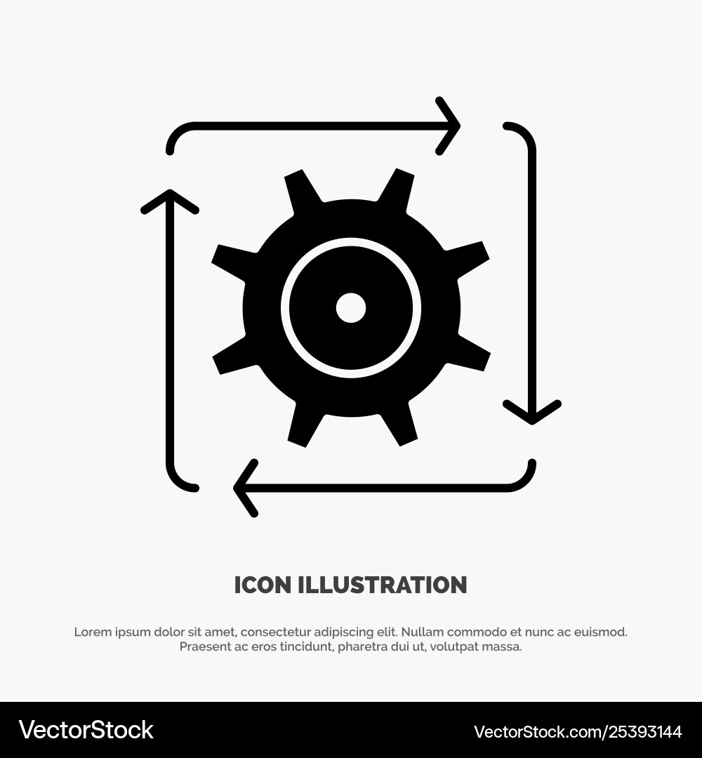 Workflow automation development flow operation Workflow automation development flow operation vector image