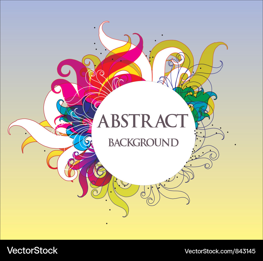 Abstract background vector image