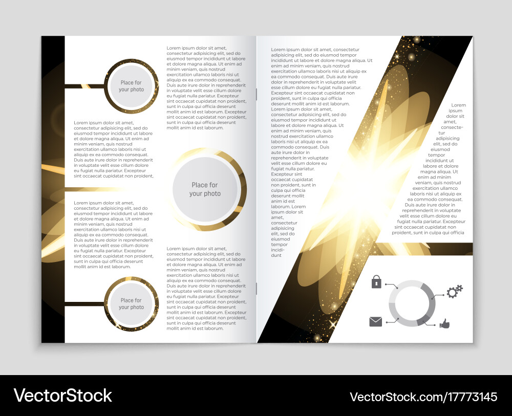 Abstract layout background set for art Vector Image