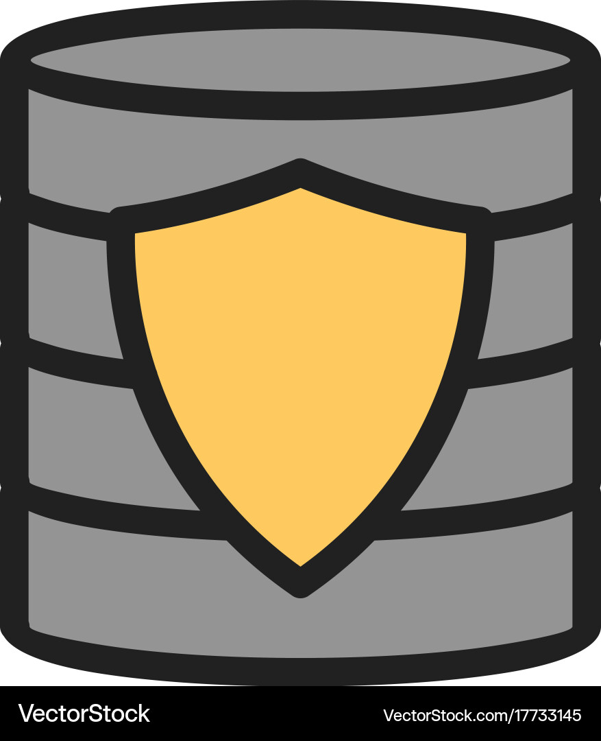 Data Backup Security vector image
