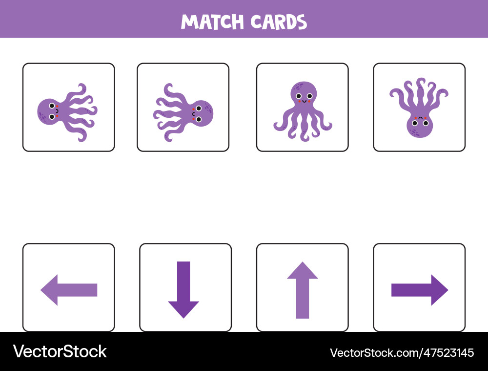 Left right up or down spatial orientation Left right up or down spatial orientation vector image