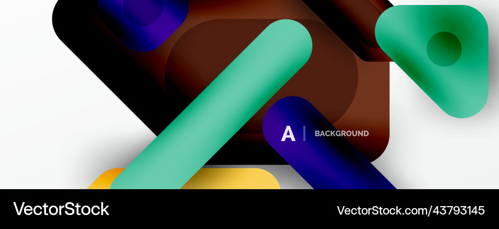 Minimal geometric abstract background colorful Minimal geometric abstract background colorful Vector Image