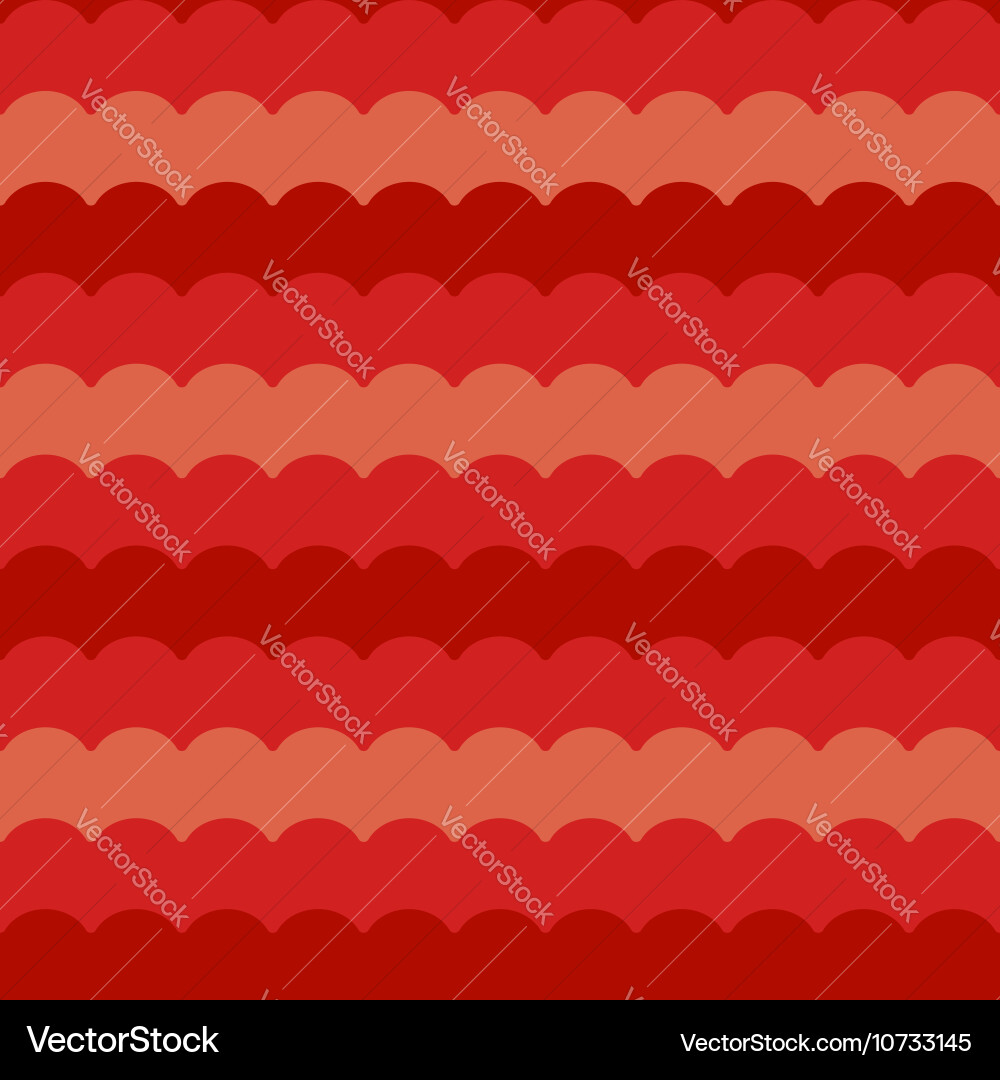 Red Wave Pattern Background Vector Image