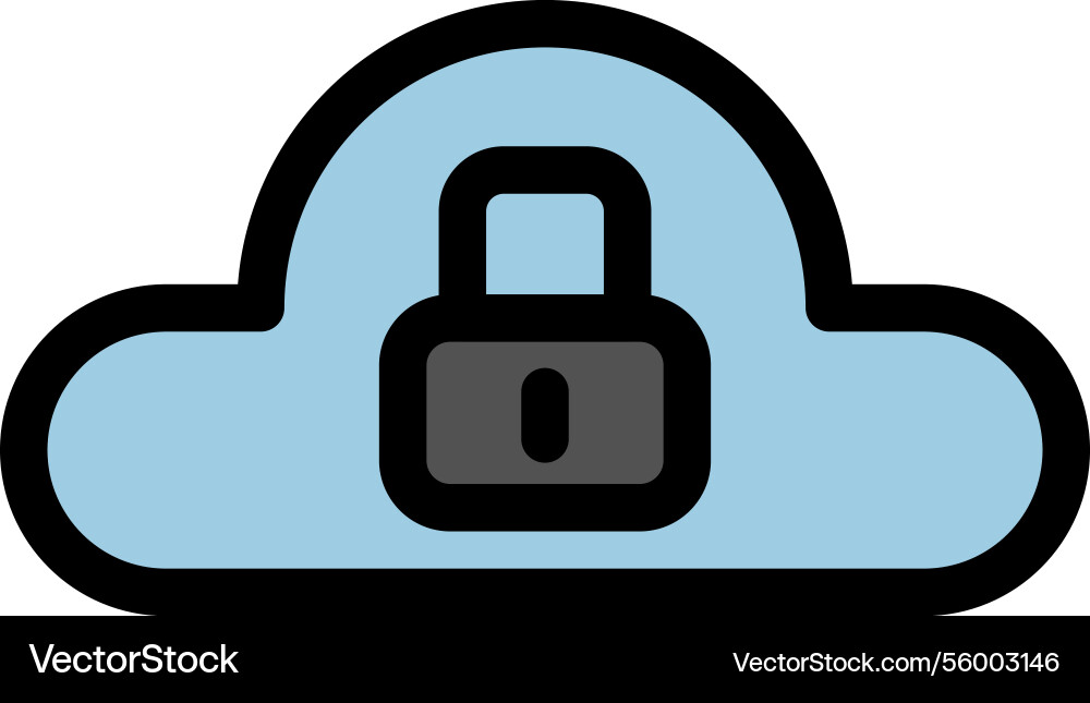 Cloud computing symbol Cloud computing symbol vector image