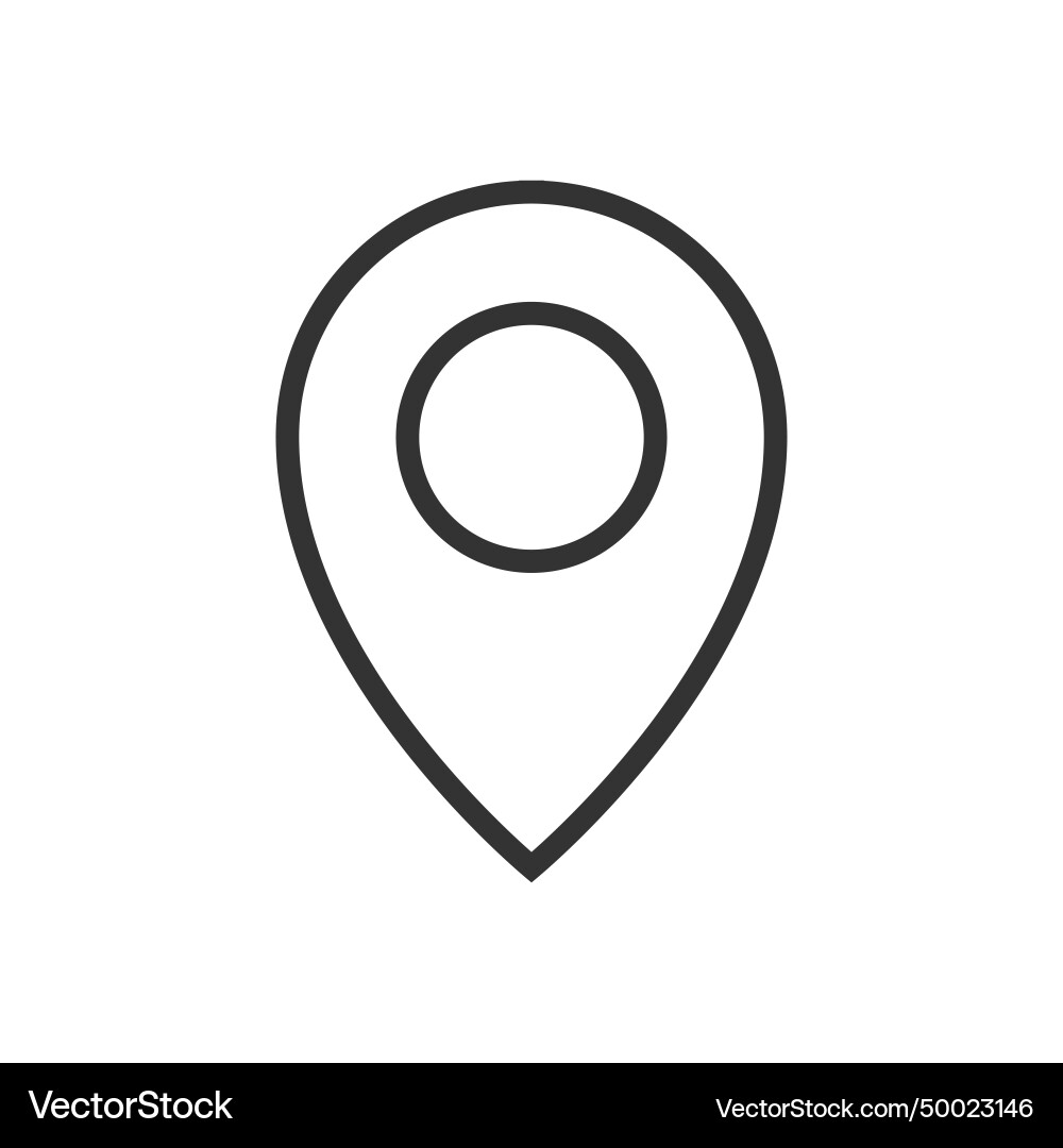 Pointer outline icon Pointer outline icon vector image