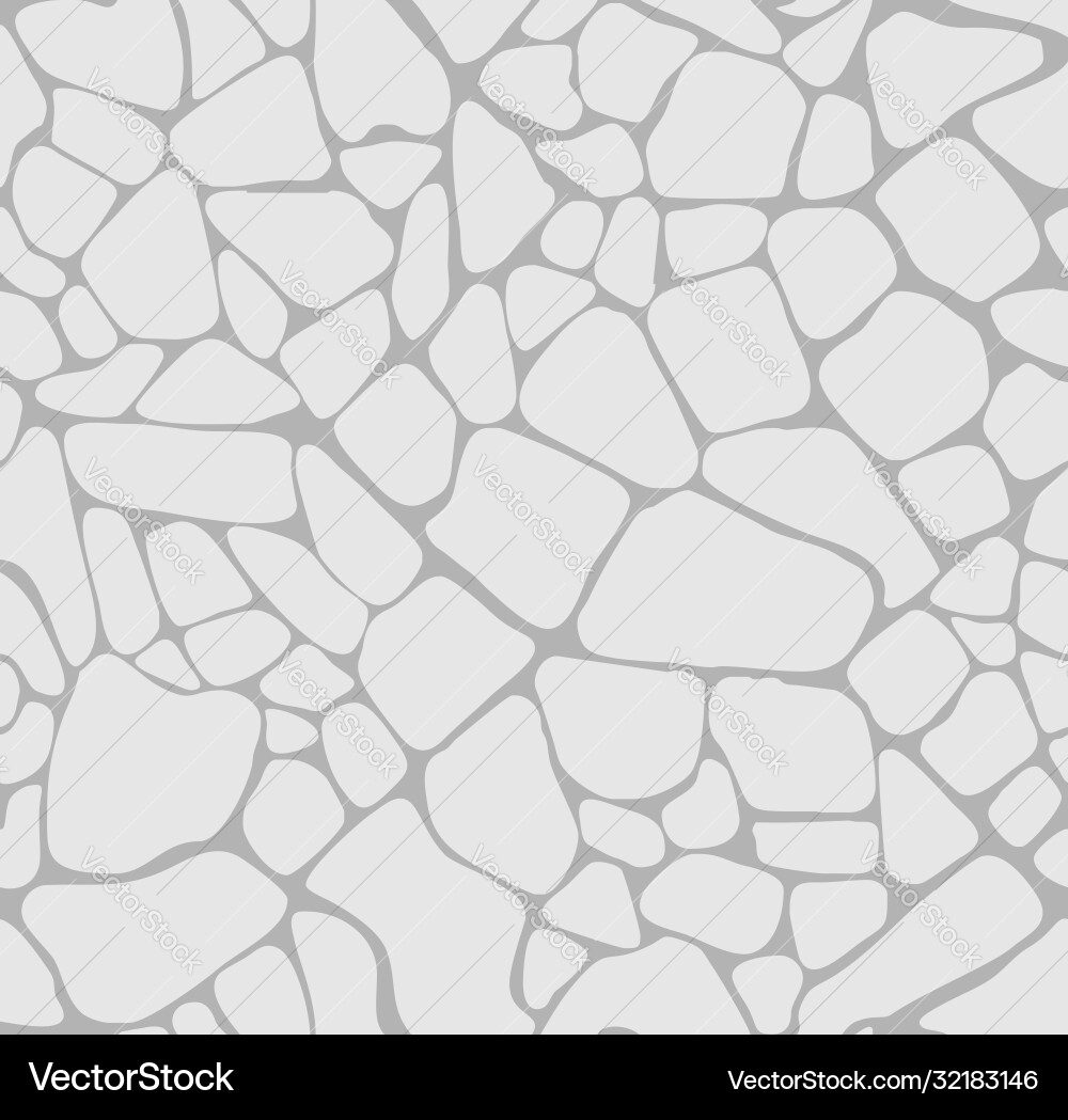 Rubble stone pattern texture - seamless Vector Image