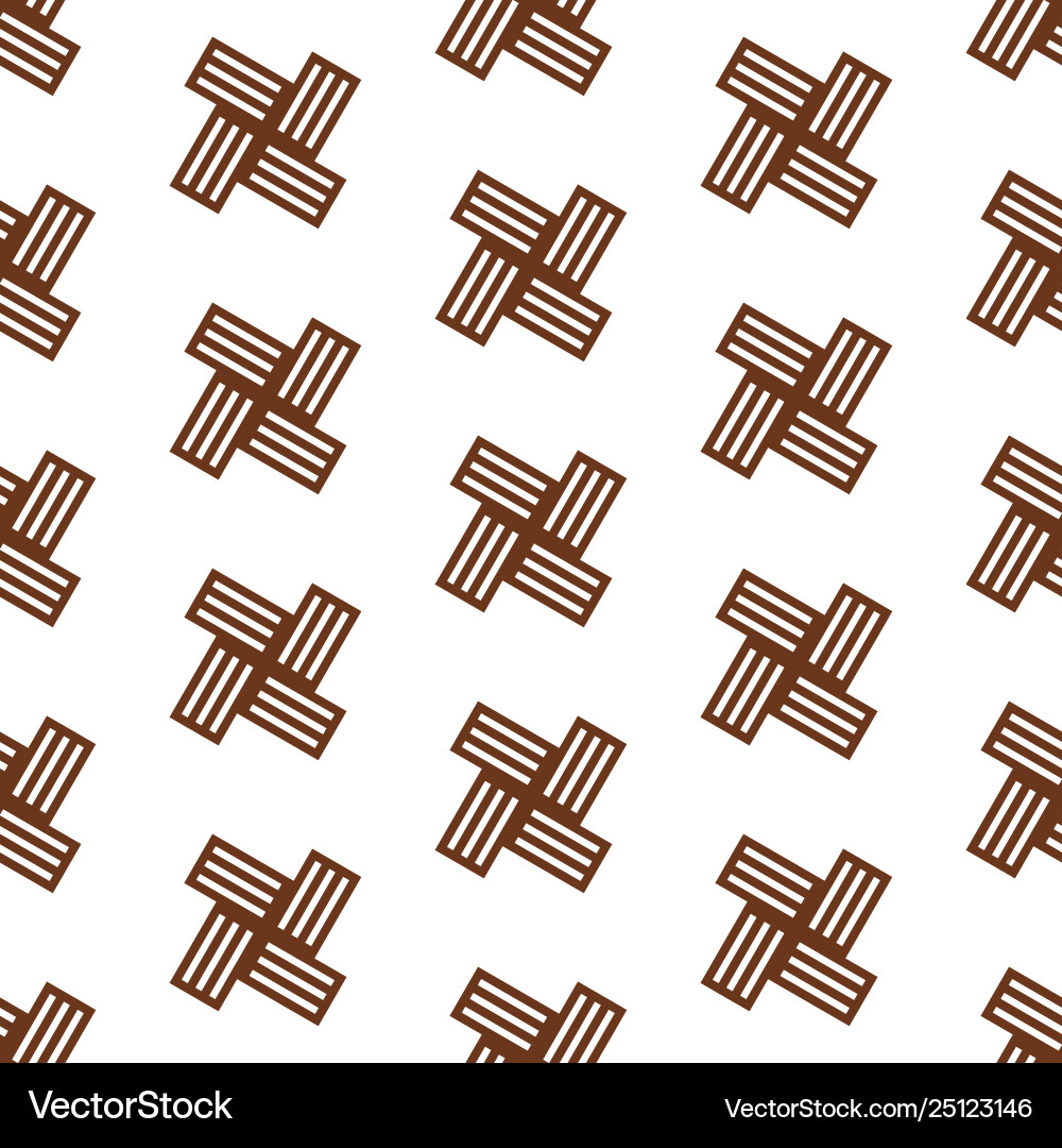 Seamless black and white pattern from rectangle Seamless black and white pattern from rectangle vector image