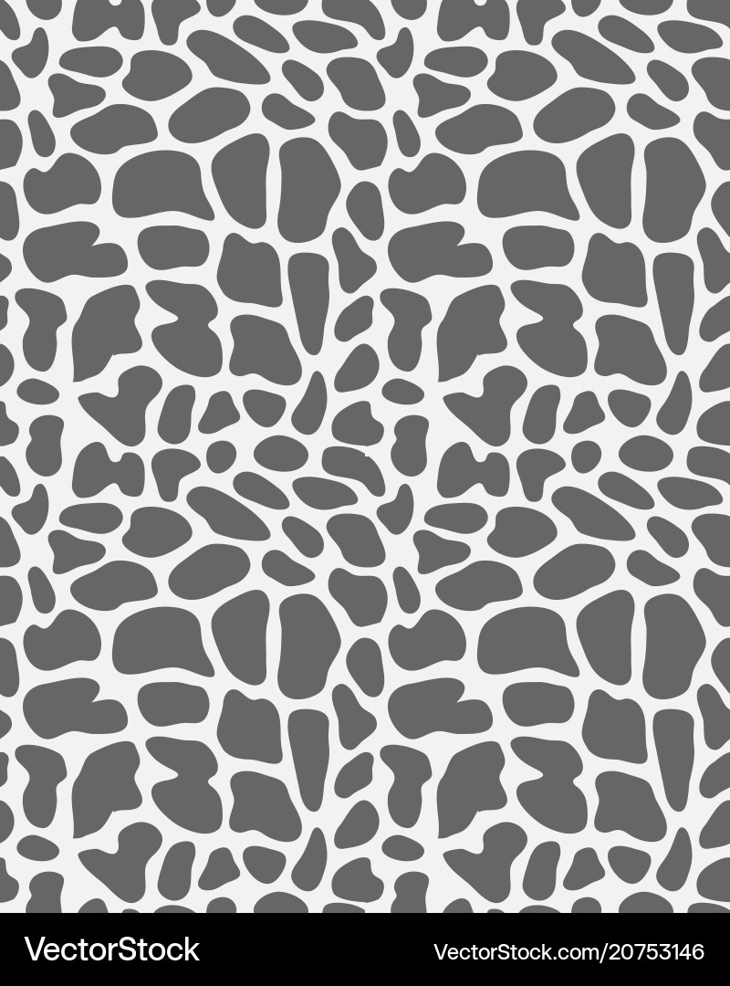 Seamless giraffe pattern vector image