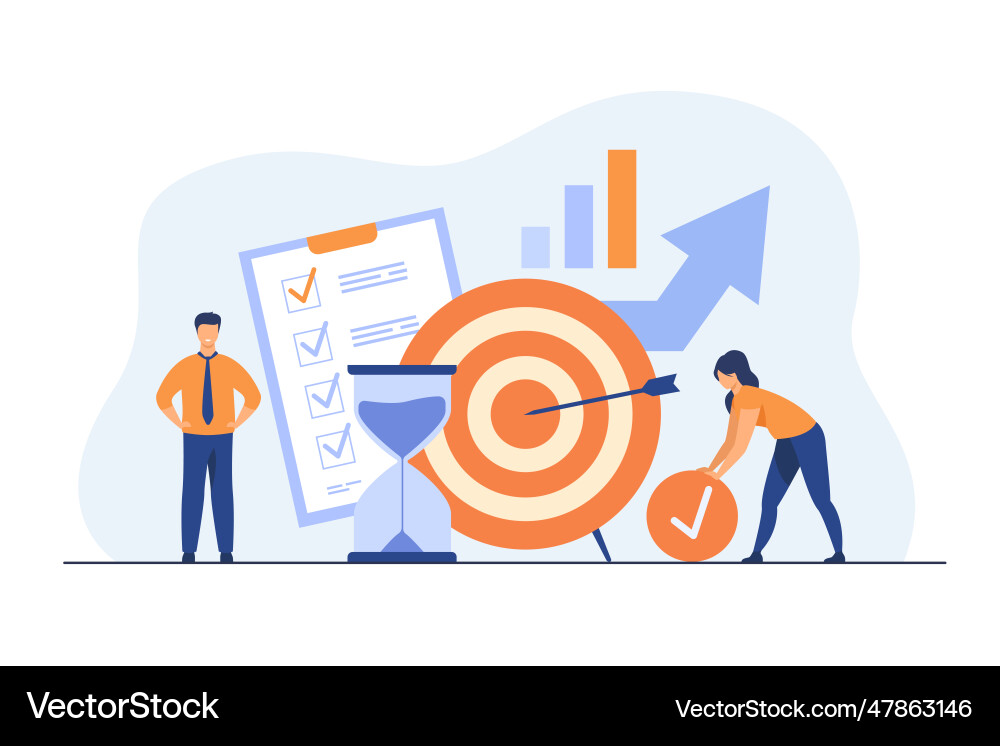 Tiny people developing self control system Tiny people developing self control system vector image