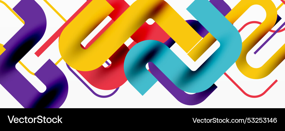 Wave lines minimal abstract background Vector Image