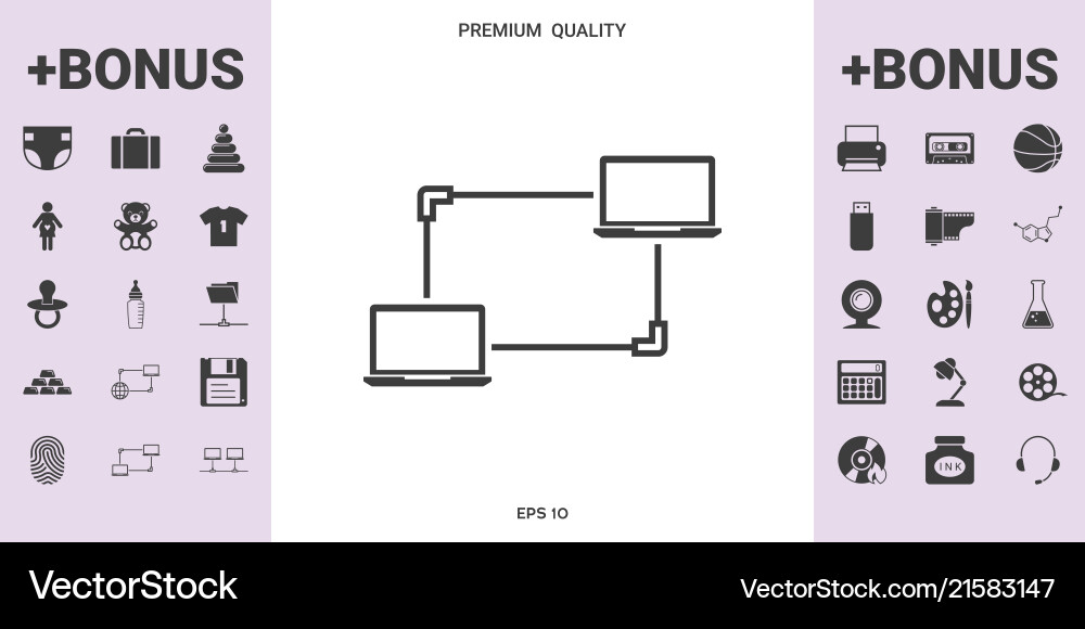 Computer network data exchange transfer concept Computer network data exchange transfer concept Vector Image