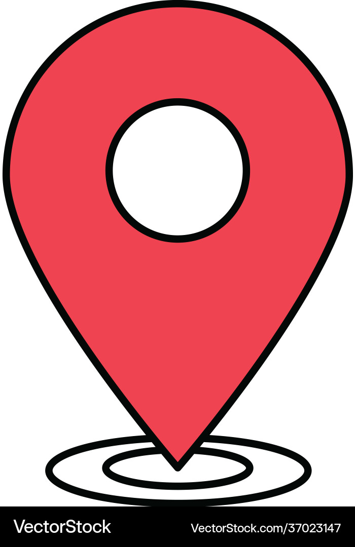 Gps navigation pointer vector image