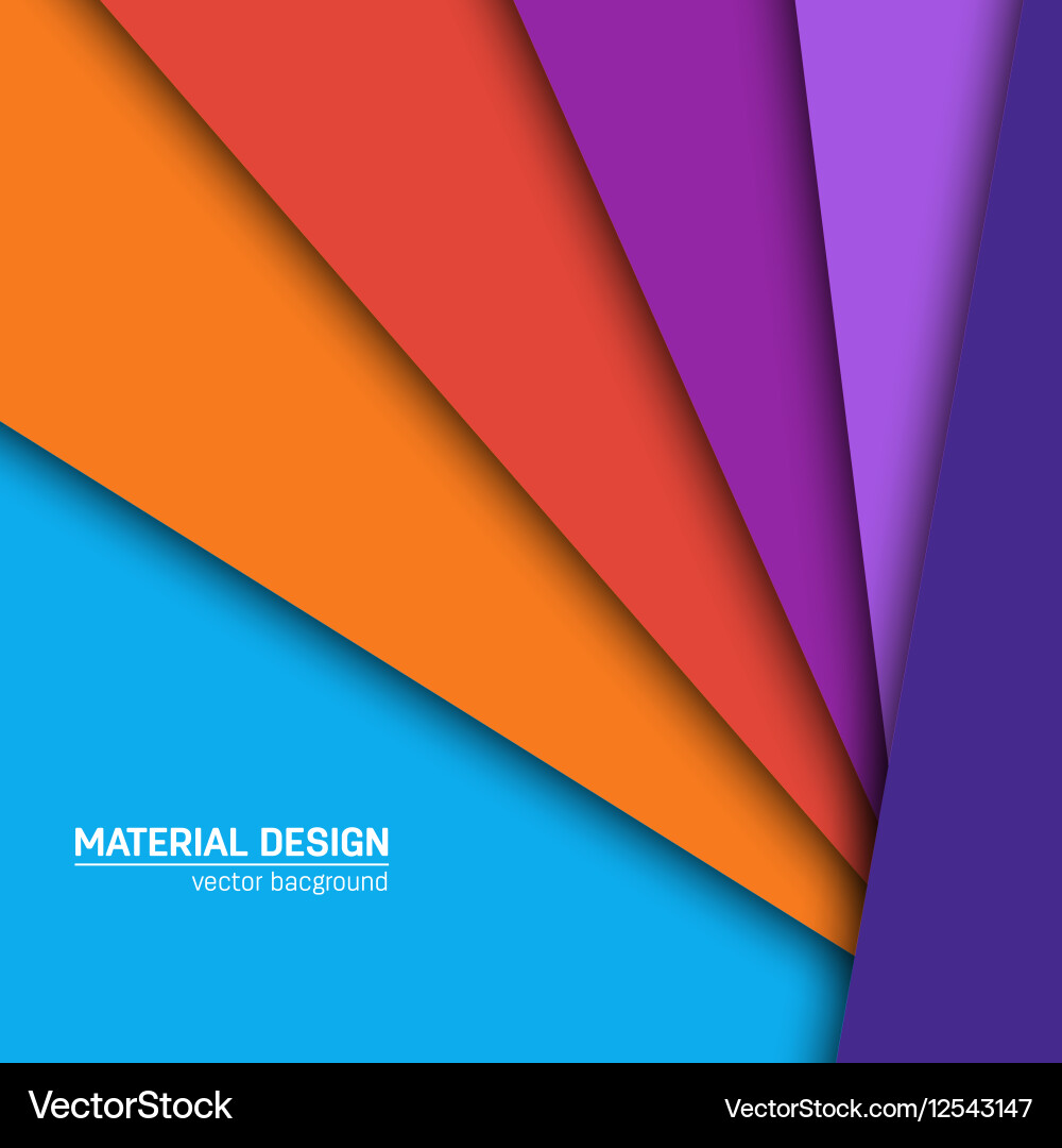 Material design background abstract Vector Image