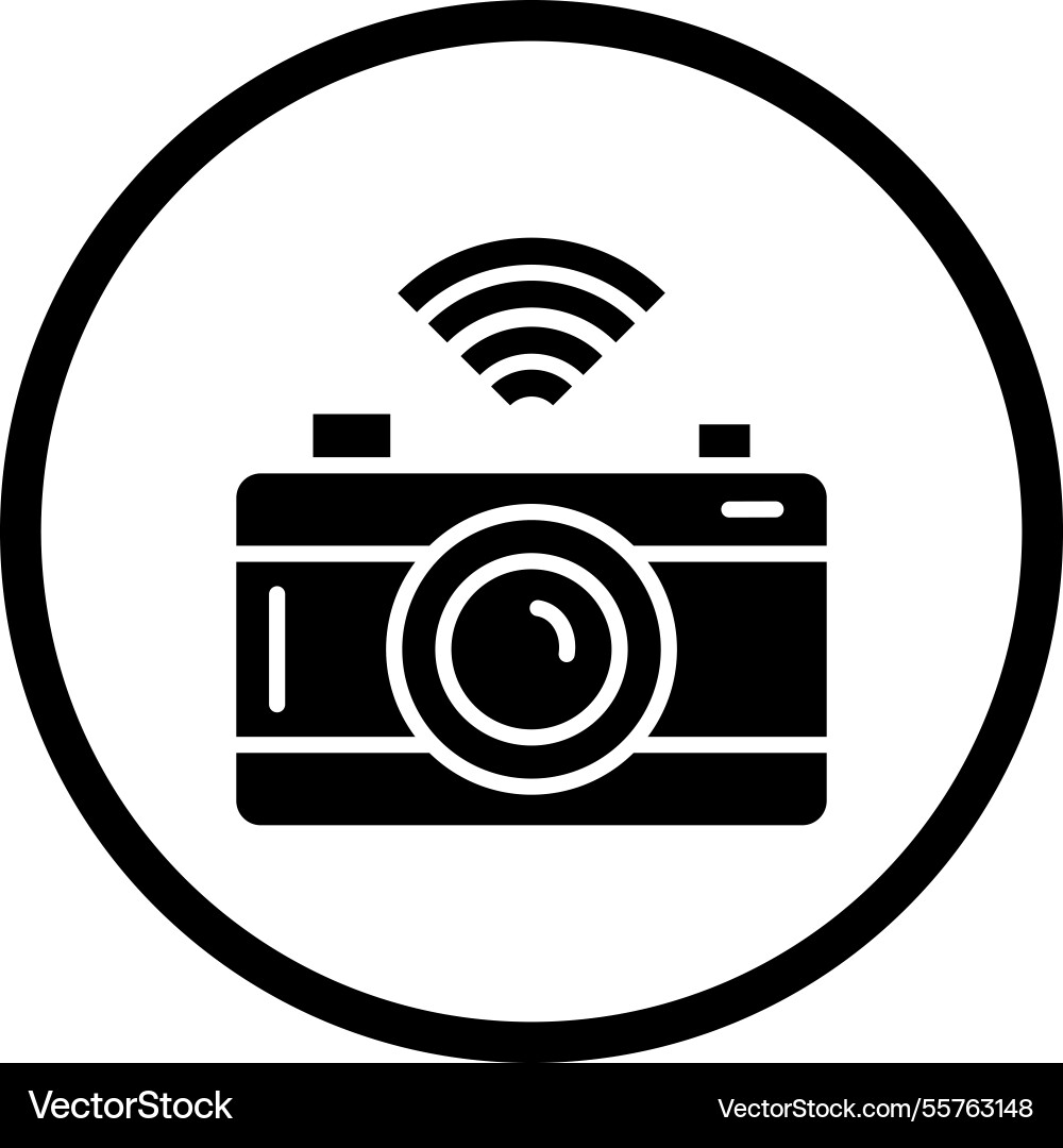 Camera icon design Vector Image