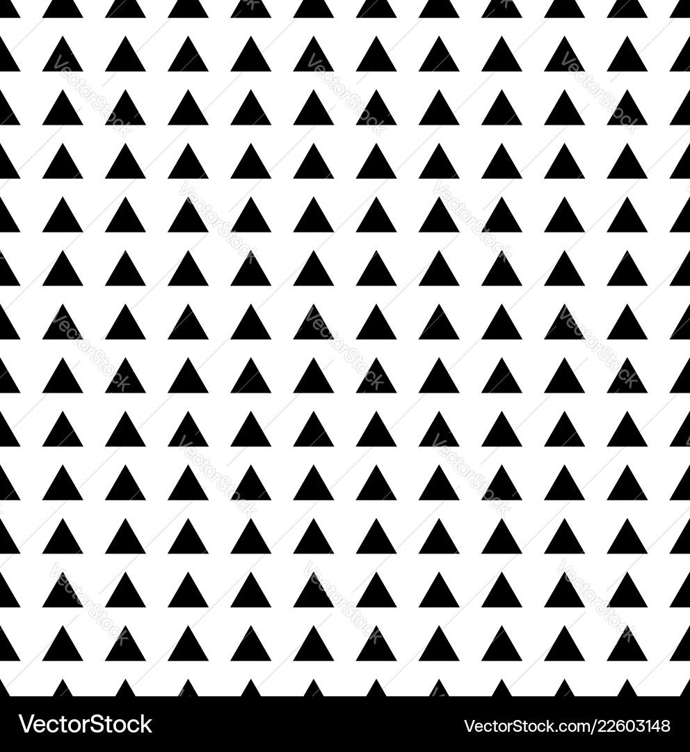 Continuous background pattern with triangle Continuous background pattern with triangle vector image