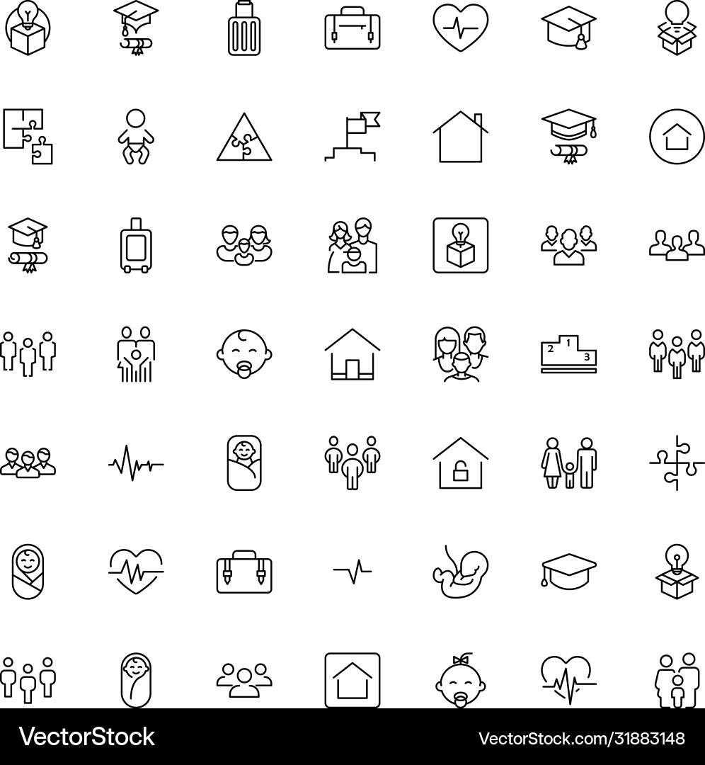 Core values icon set Core values icon set Vector Image