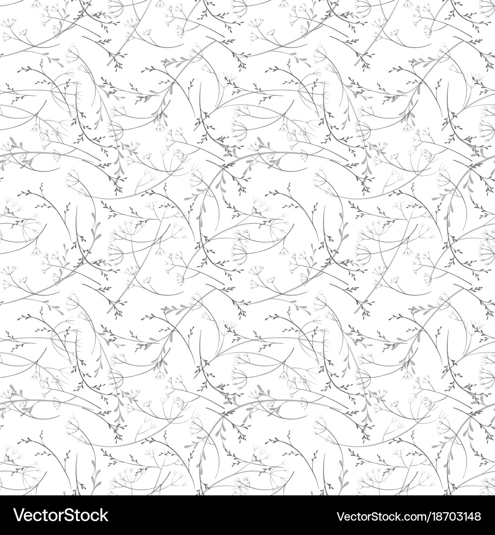 Elegant Botanical Pattern vector image