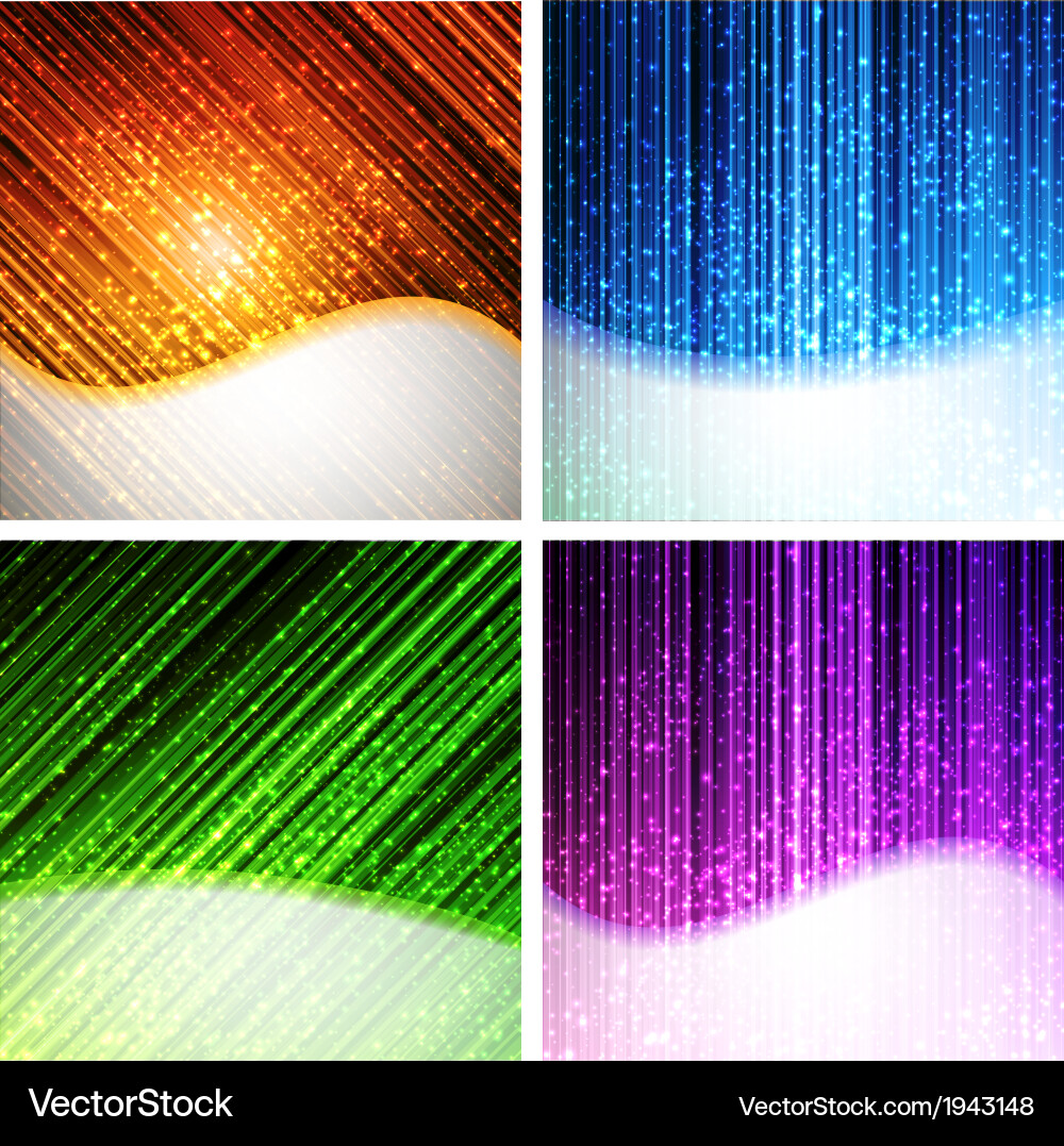 Luminous Gradient Patterns Vector Image