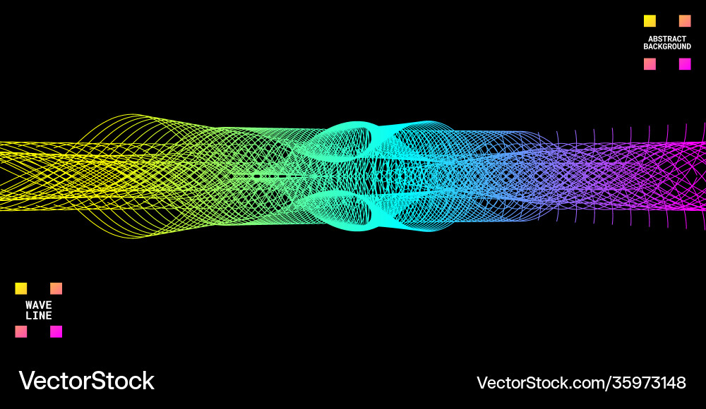 Modern abstract background with wavy lines Modern abstract background with wavy lines vector image