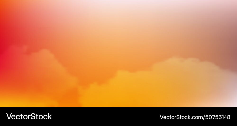 Modern colorful gradient background with clouds vector image