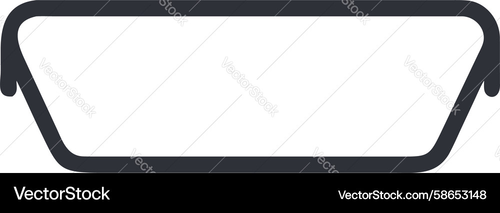 Modern Rounded Rectangle Frame Vector Image