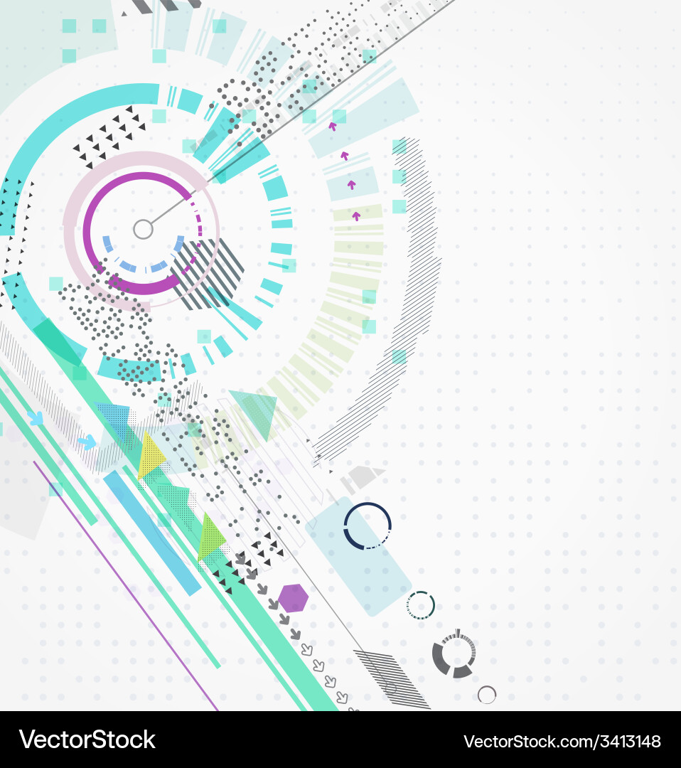 Modern Tech Background Royalty Free Vector Image