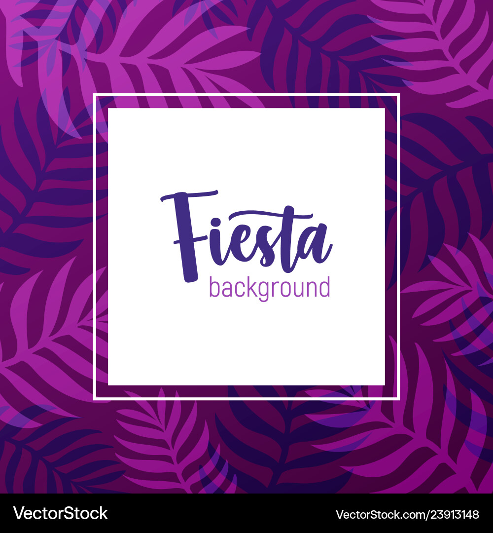 Square background decorated by purple frame made Square background decorated by purple frame made vector image