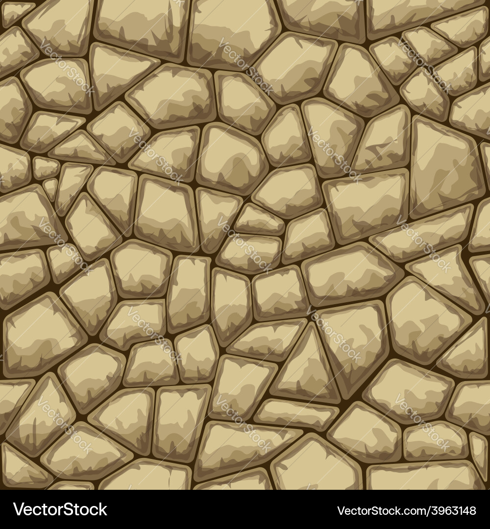 Stone Texture Seamless Pattern vector image