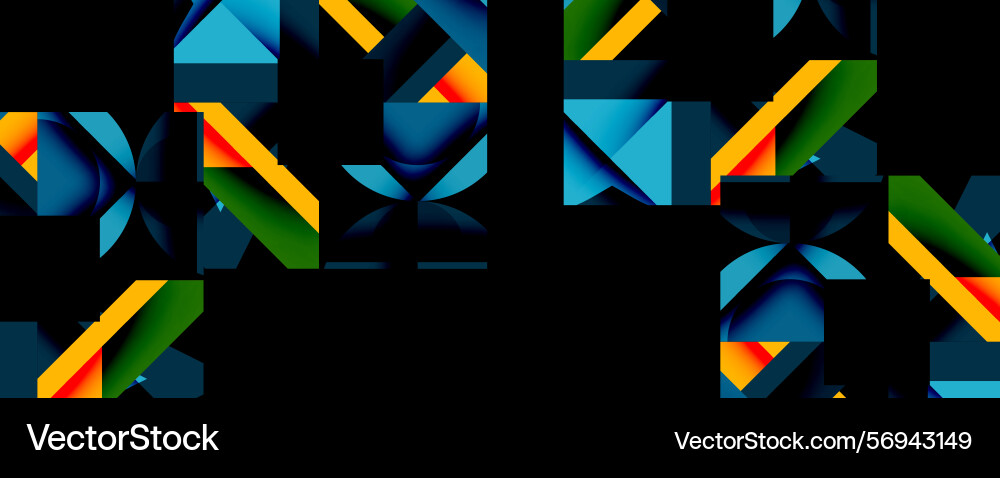 Abstract geometric shapes overlap creating Abstract geometric shapes overlap creating vector image