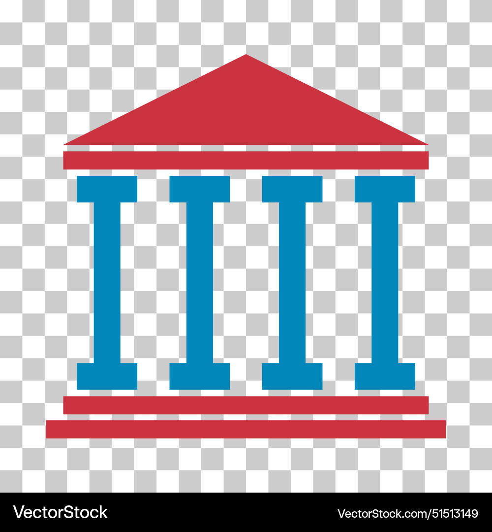 Building university architecture icon museum Building university architecture icon museum vector image