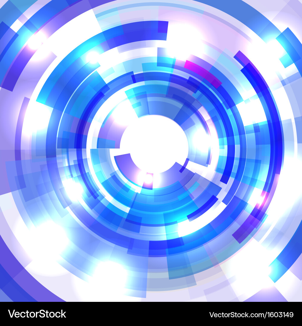 Dynamic Circle Pattern vector image