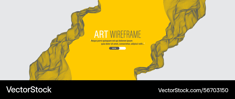 Abstract wave is made in a frame style template Abstract wave is made in a frame style template vector image
