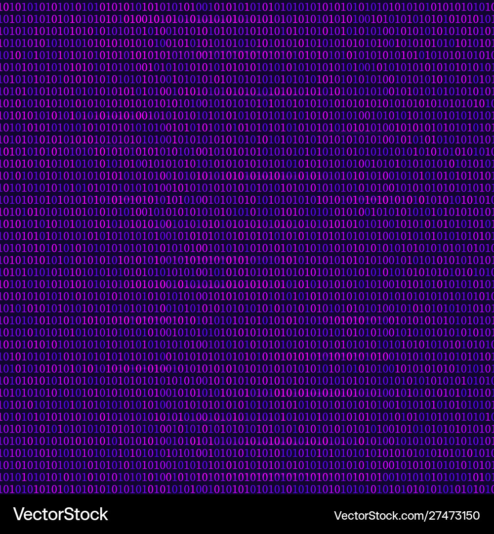 Dark net concept binary code bright blue Dark net concept binary code bright blue vector image