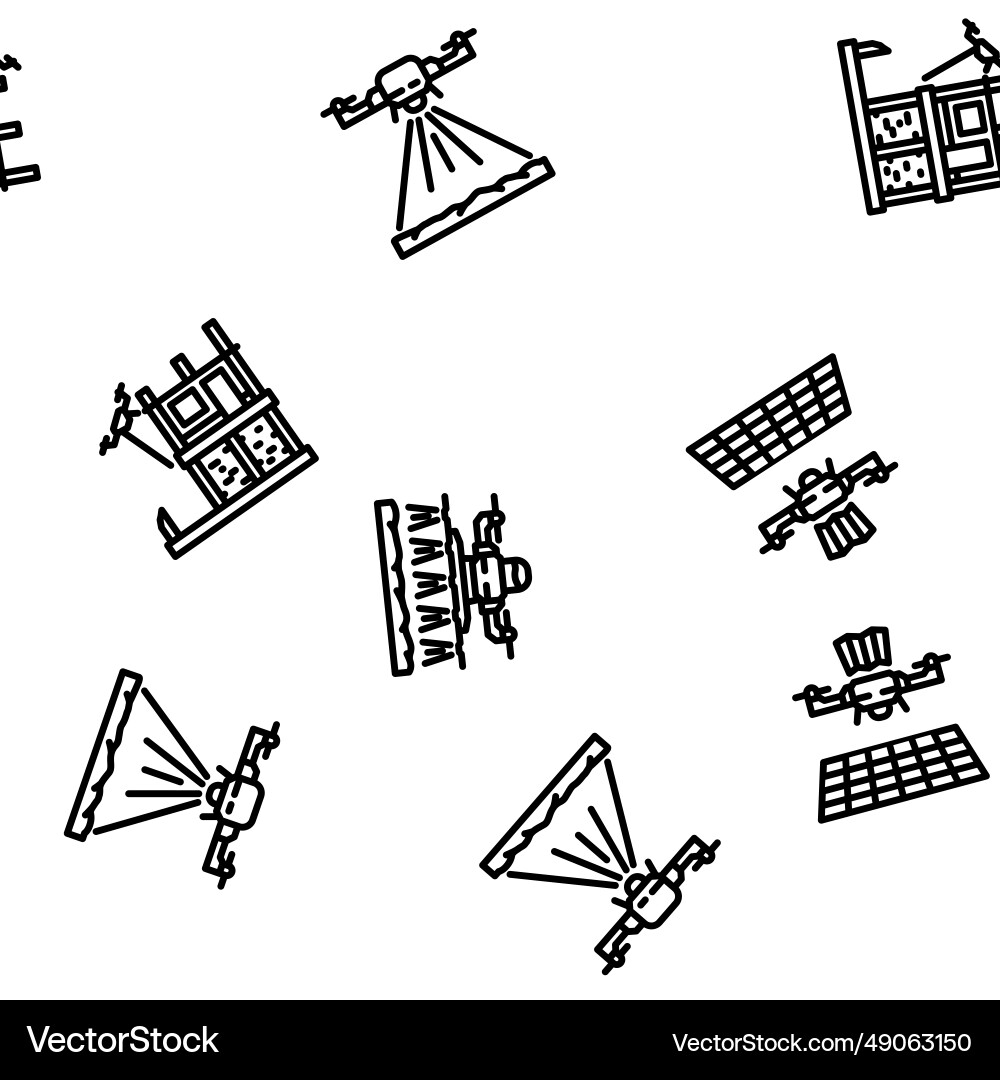 Drone use technology seamless pattern Drone use technology seamless pattern vector image