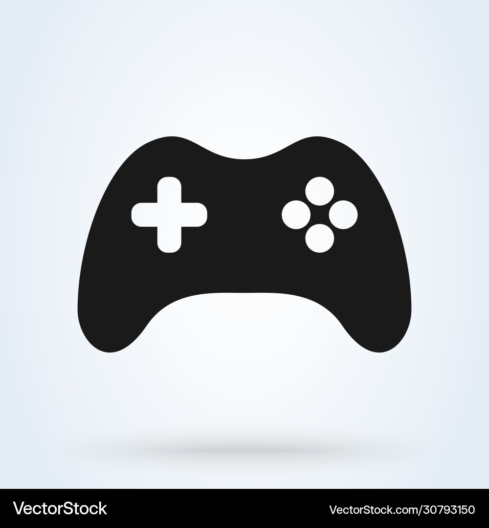 Game controller icon video console Game controller icon video console vector image