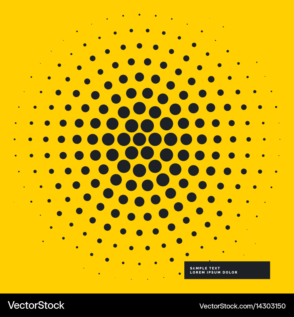 Halftone Pattern Background vector image