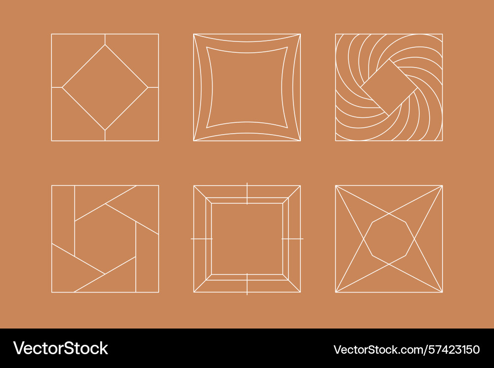 Set of design elements and shapes for abstract Set of design elements and shapes for abstract vector image